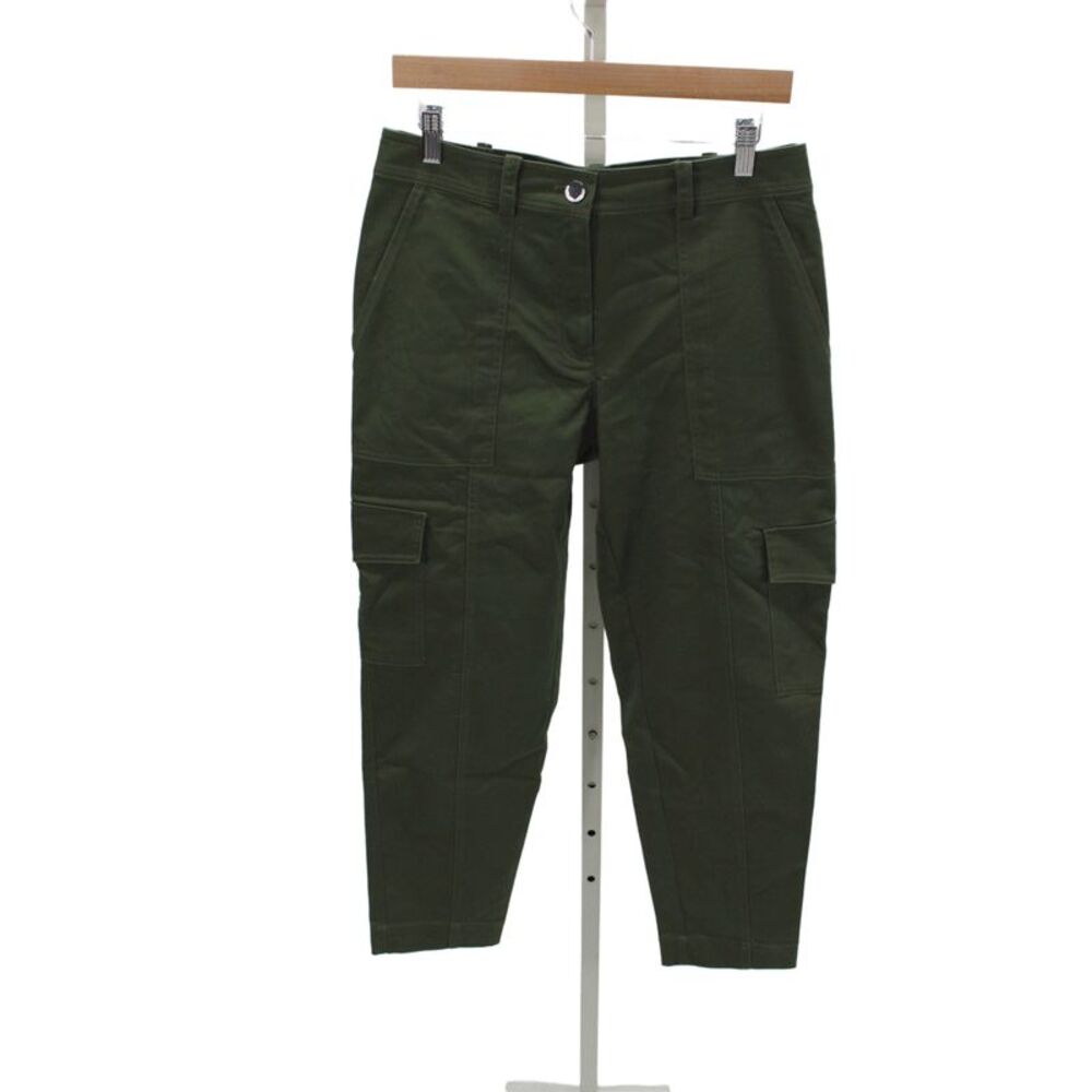 Derek Lam Women Green Cargo Pants 61% Cotton 28 Inseam Size 8